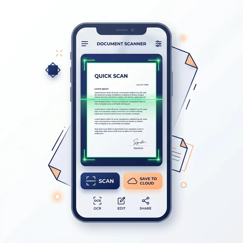 Pratinjau Antarmuka Alat Pemindai Dokumen Online
